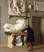 Christen Kobke The View of the Plaster Cast Collection at Charlottenborg Palace China oil painting reproduction